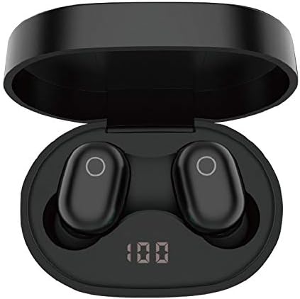 Слушалки Q TWS Bluetooth Слушалка 5,0 Стерео Истинската безжична слушалка в ухото цифров дисплей сензорен