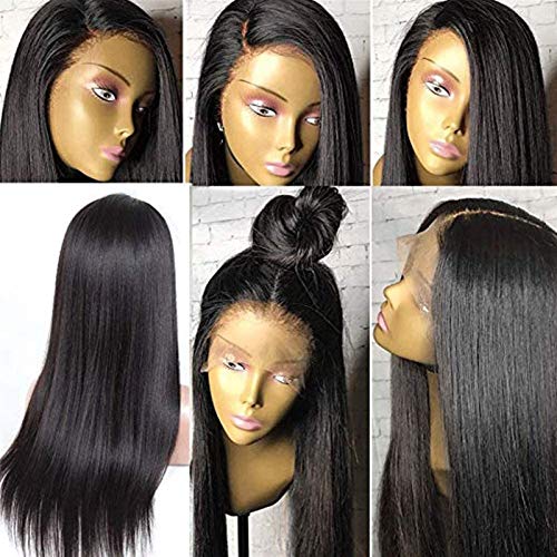 Well Human Wigs Lace Front Human Wigs for Women with Baby - Silky Straight Human Wigs Lace Front Перука