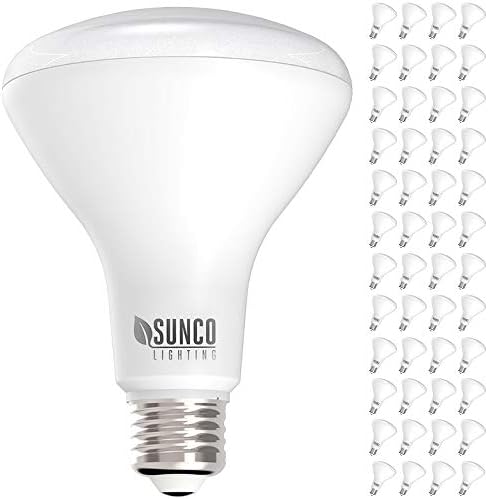 Sunco Lighting 48 Pack BR30 LED Bulbs, Indoor Flood Светлини 11W Equivalent 65W, 2700K Soft White, 850 LM, E26 Base, 25,000 Живот Hours, Interior Dimmable Издълбана лампи Can Light - UL & Energy Star