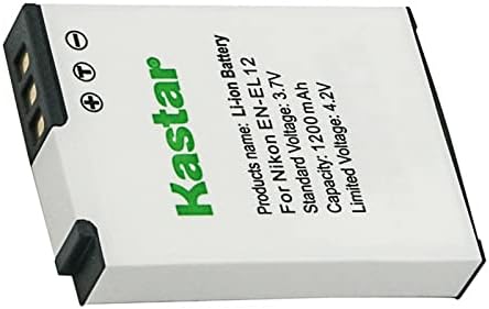 Kastar 1 опаковка / BG-EL12 Батерия Подмяна на Цимент за Nikon Coolpix S6300, Coolpix S8000, Coolpix S8100,