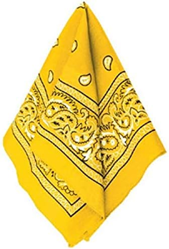 Жълти кърпи amscan, аксесоар за партита, 12 карата.