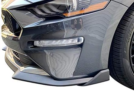 IKON MOTORSPORTS, Предна Броня под Ъгъл Winglet Сплитери са Съвместими С 2015-2021 Ford Mustang GT Стил