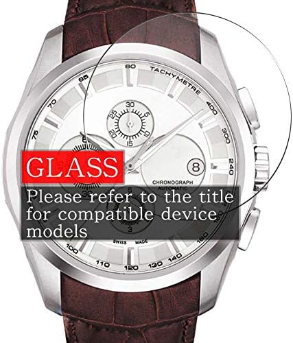 [3 Pack] Synvy Закалено стъкло Протектор на екрана, Съвместим с МИДО BARONCELLI M7600.9.N6.1 9H филм Smartwatch Смарт часовници Протектори