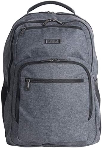 Kenneth Cole Reaction Travelier Multi-Pocket Laptop & Tablet Business School, & Travel Backpack Bag, Въглища,