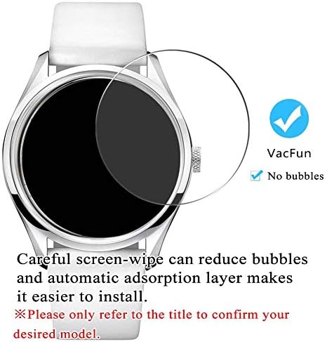 [3 Pack] Synvy Закалено Стъкло Протектор на Екрана, Съвместим с МОСТРА SUOW168 SPARKLELIGHTING 9H Film Smartwatch Smart Watch Protectors