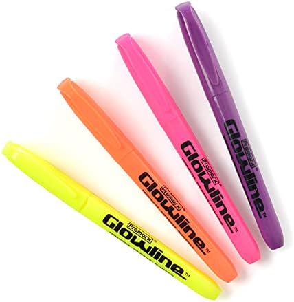 Promarx Pocket Stick Highlighters, Различни цветове, 4 броя-ва (HS07-LPCB04-48)