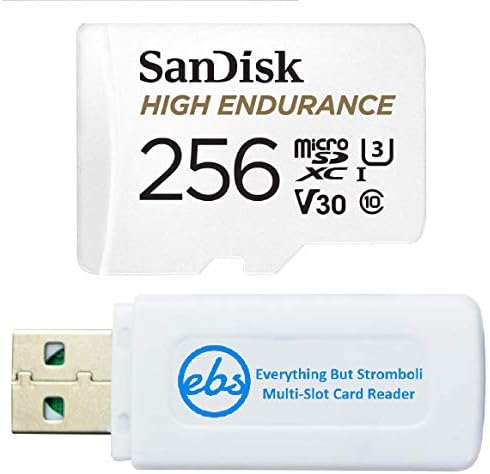 Карта памет SanDisk High Endurance 256GB UHS-I Работи с камера DJI Action 2 (SDSQQNR-256G-GN6IA) клас 10, V30, Full HD, 4K UHD в комплект с (1) за Всички, с изключение на устройството за четене на карти памет ?