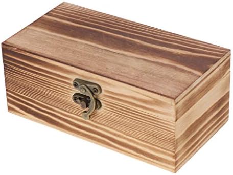 Универсален Дървен Калъф За Бижута Кутия За Съхранение На Чай Притежателя Аксесоари Ключодържател Сандъка Организатор - Wood M