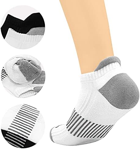 Бягащи Чорапи за мъже и жени 4 Двойки, Глезените Спортни Спортни Чорапи, Performance Comfort Low Cut Tab