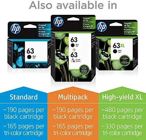 Касети HP 63/2 | три-цветен | Работи с HP DeskJet 1112, 2100 Series, 3600 Series, HP ENVY 4500 Series, HP
