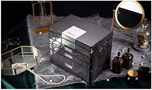 QIFFIY Jewelry Box многослоен калъф за бижута Повърхността на пиано боя момиче калъф за съхранение с голям капацитет кутия за съхранение подарък кутия за бижута (1 бр.)Jewellery