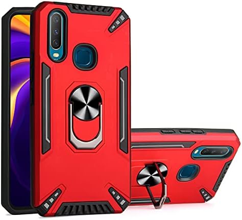 SHUNDA Case for Vivo Y17, Drop Tested Cover with Magnetic Kickstand Car Mount Защитен калъф за Vivo Y17