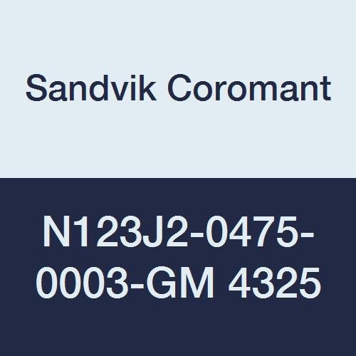 Е sandvik Coromant, N123J2-0475-0003-GM 4325, CoroCut 1-2 части за машини, Карбид, Неутрален парче, марка