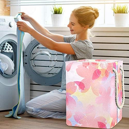Unicey Flowers Waterproof Laundry Възпрепятстват Сгъваема Кошница за Домашно Организатор Baby Възпрепятстват