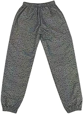 ADTT Мъжки/Дамски Спортни Панталони, Цветни Хаотични Светлоотразителни Панталони За Джогинг Спортни Панталони с Шнурком