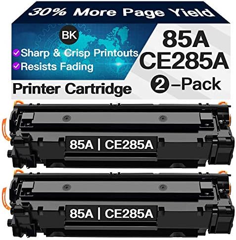 Съвместима замяна на тонер-касета за HP 85A CE285A (черен, 2 опаковки)