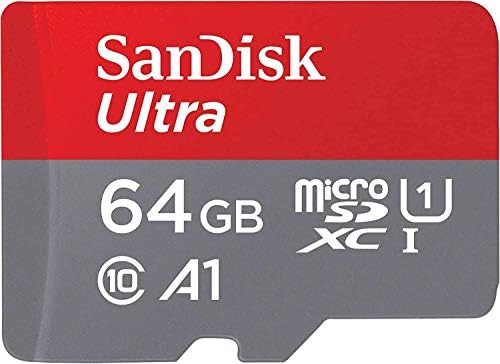 Ultra 64GB microSDXC Работи за Plum D105 Plus Проверени SanFlash и Пясък (A1/C10/U1/8k/120MBs)