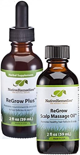 Native Remedies ReGrow Plus и ReGrow Massage Oil ComboPack