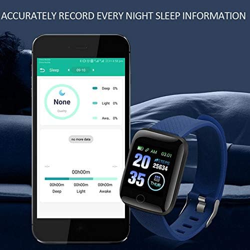 умен Часовник hhscute,Ръчни Часовници Passometer Фитнес Постоянен Календар, Спорт за Телефон Android/iOS