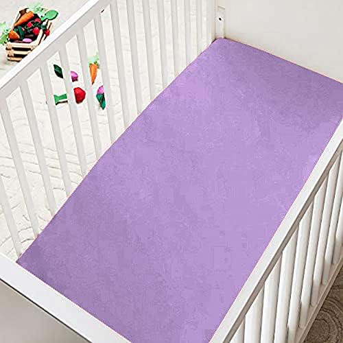 GetBedding - Вградена ясла, Плътен цвят, Египетски памук Ясла за бебешко креватче 24x34 инча и матраци