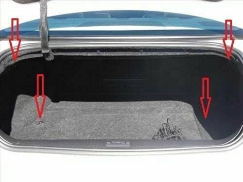 Car Багажника Cargo Net - Made and Fit Specific Vehicle for Cadillac STS 2005-2011 - Еластични Мрежести