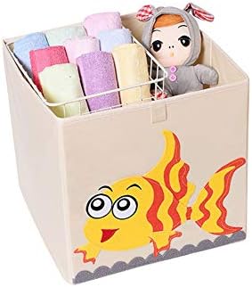 NAXIAOTIAO Разнообразни Color Cube Storage Box Сгъваем Органайзер Organizer Контейнер за деца Изкуство и Занаят -(Опаковка от 2),10