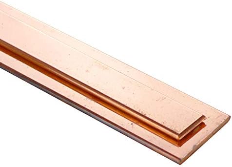 Fly-Fiber 99.6% Pure Copper Sheet 2PCS 500mm Metalworking T2 Cu Metal Flat Bar Plate Дебелина 1.5 мм,широчина: