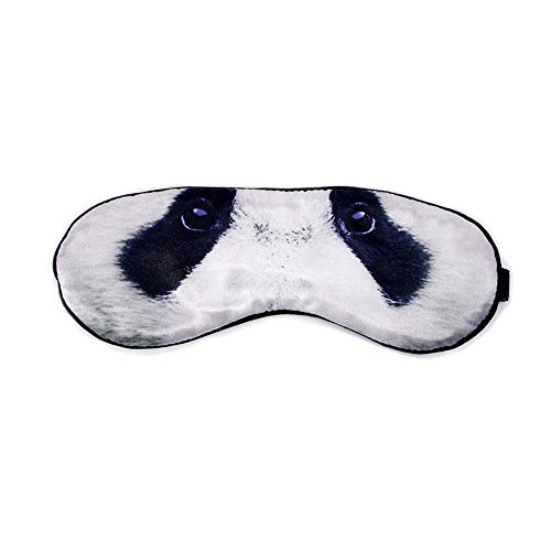 Jia Xing Sleep Eye Mask Personality Creative Silk Silk зареден очила Сладко Смешни Eye Mask Cartoon Blackout Дишаща Sleep Travel Eye Mask (3 стил) маска за очи за сън (цвят : C)