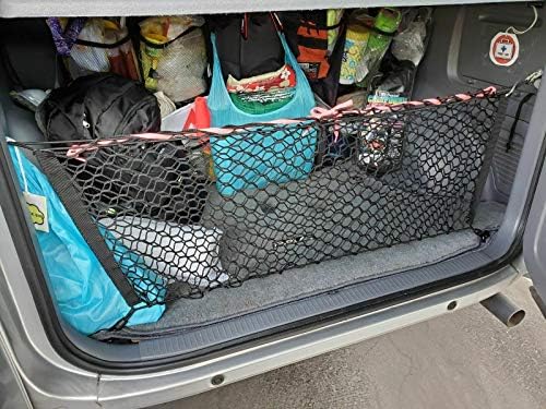 Car Багажника Cargo Net - Made and Fit Specific Vehicle for Toyota RAV4 РАВ 4 2001-2005 - Еластични