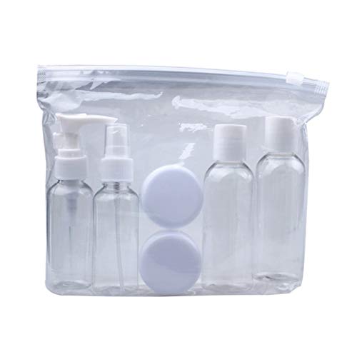Votono 9-Пакет Travel Bottle Kit Cosmetic Spray Bottle Лосион Bottle Refillable Durable Fine Mist Sprayer